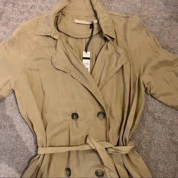 NWT Max Jeans Trench Coat - Picture 3 of 11